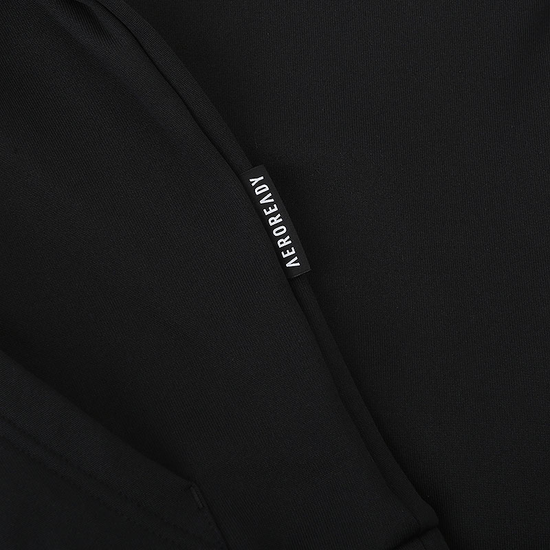 мужская черная толстовка adidas HRDN Fleece FZ GP7619 - цена, описание, фото 4